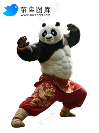 写实版：功夫熊猫