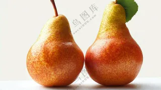 新鲜水果梨子摄影图