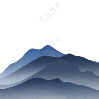 水墨远山意境写意山水画面(213)2500x2500