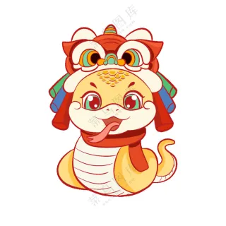 蛇年插画设计2025蛇年300DPI