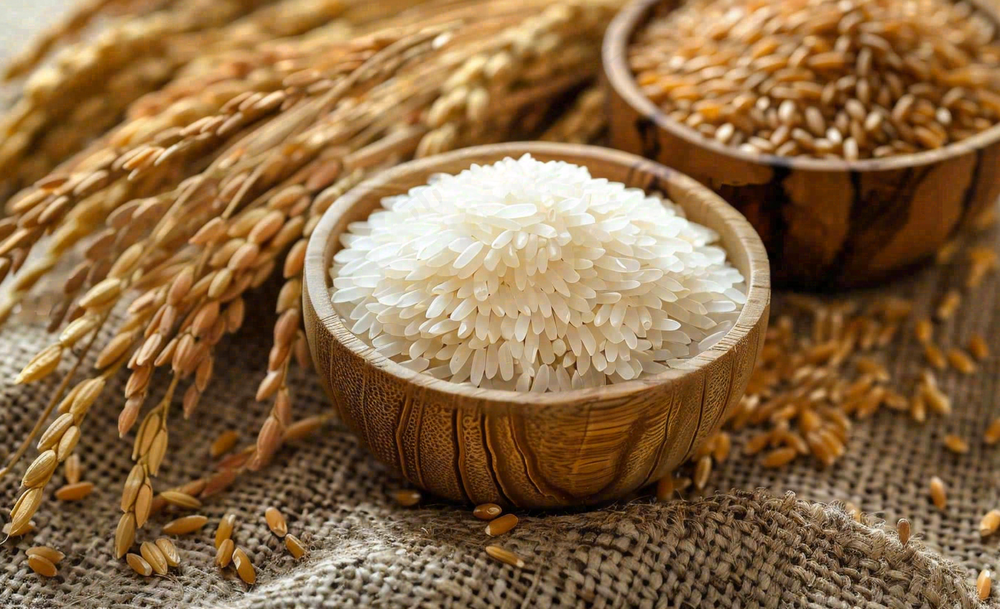 世界粮食日谷物米饭稻谷小麦摄影图