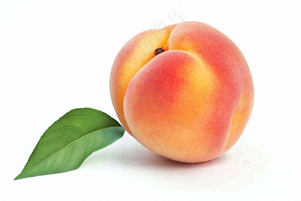 水蜜桃水果摄影图