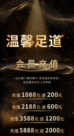 足道SPA展架海报素材