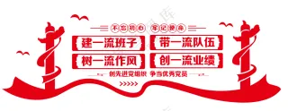 党建形象墙  党支部形象墙