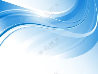 蓝色动感线条素材