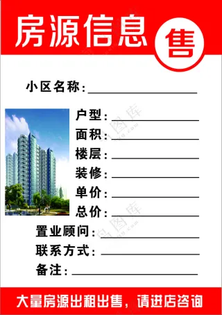 房源信息卡