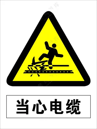 当心电缆标识标牌