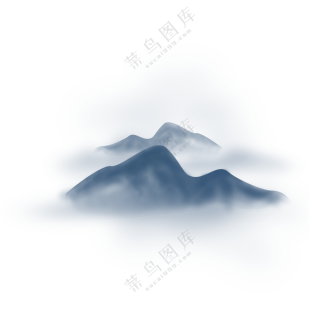水墨远山意境写意山水画面(207)2000x2000