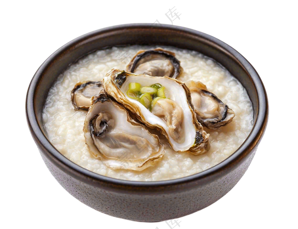 海鲜粥生活扇贝美食摄影图免抠