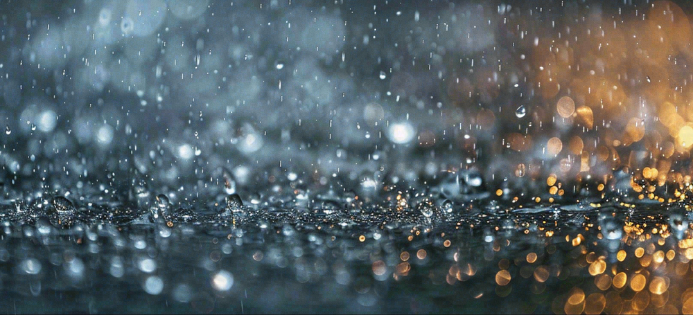 暴雨天气预警摄影图