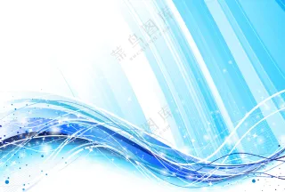 蓝色线条背景素材