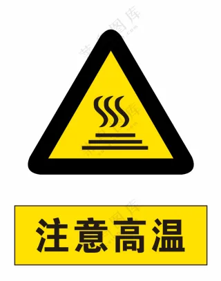 注意高温警示标识