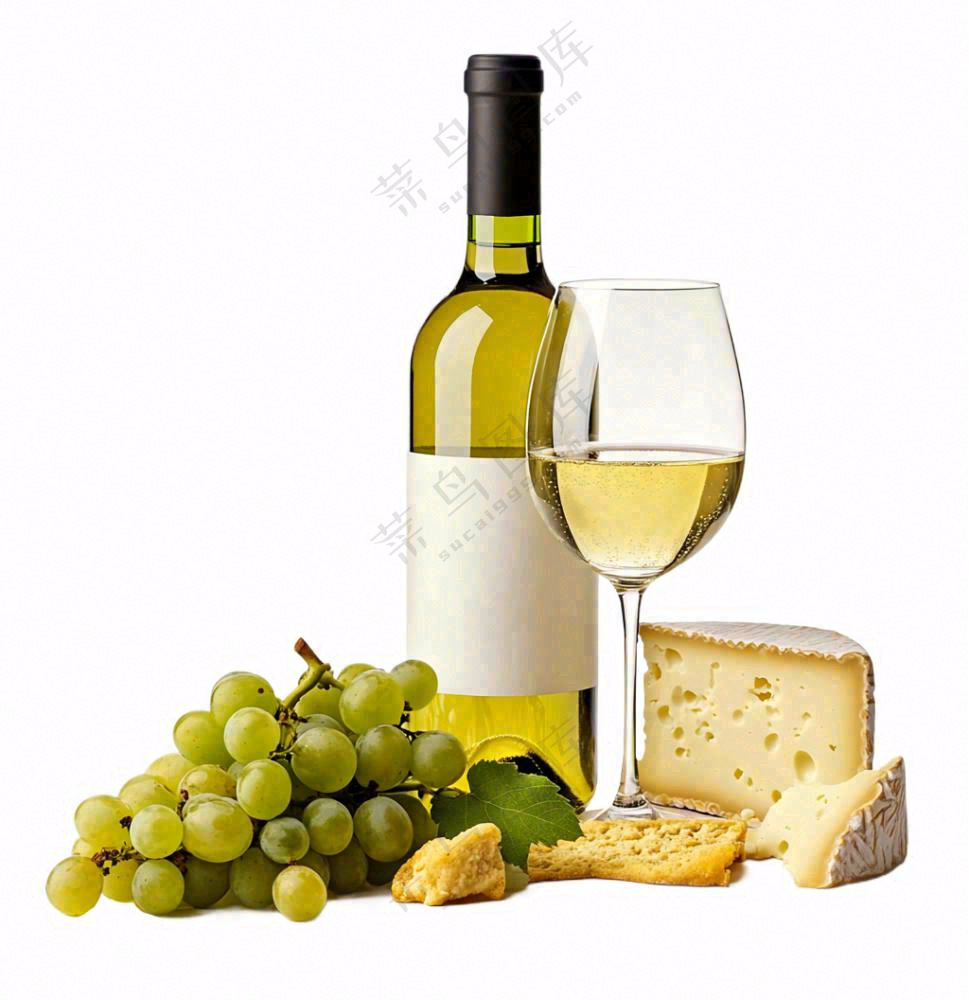 葡萄酒杯奶酪水果葡萄摄影图免抠