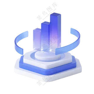 3D数据_科技感纯净3D风格图标免抠PNG素材