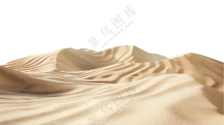 唯美的沙漠沙丘景观