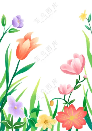 透明花朵花束装饰免扣