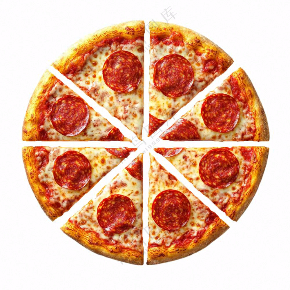 美味的披萨美食摄影图免抠