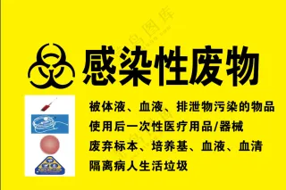 感染性医疗废弃物标识牌
