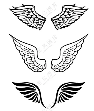 矢量翅膀素材