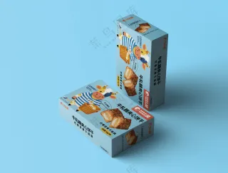 牛轧糖夹心饼干包装盒