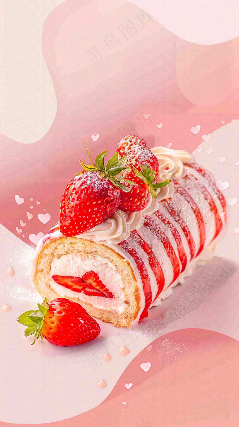 面包蛋糕甜点美食摄影图