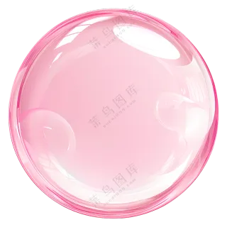 粉红的水珠、水滴