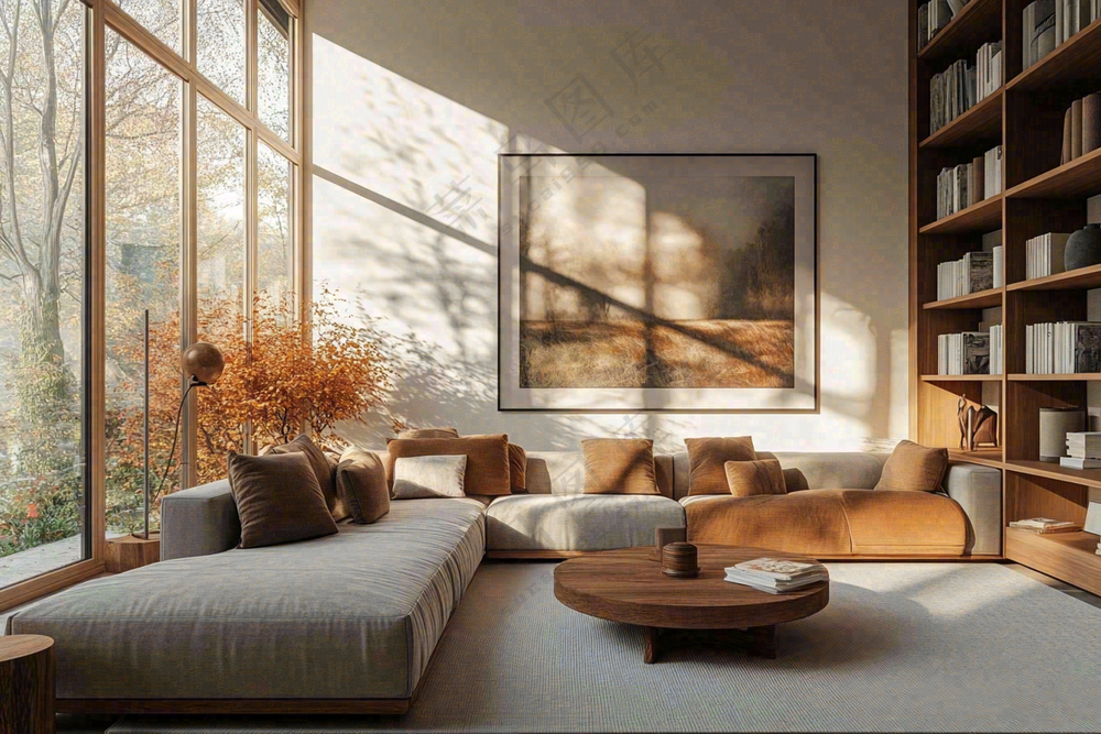 家装家居设计简约风室内装修摄影图