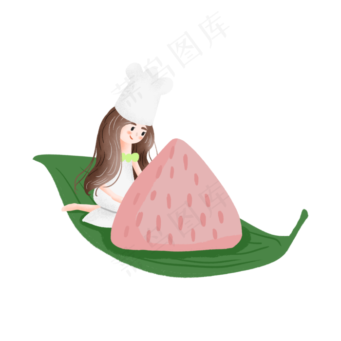 端午节粽子女孩