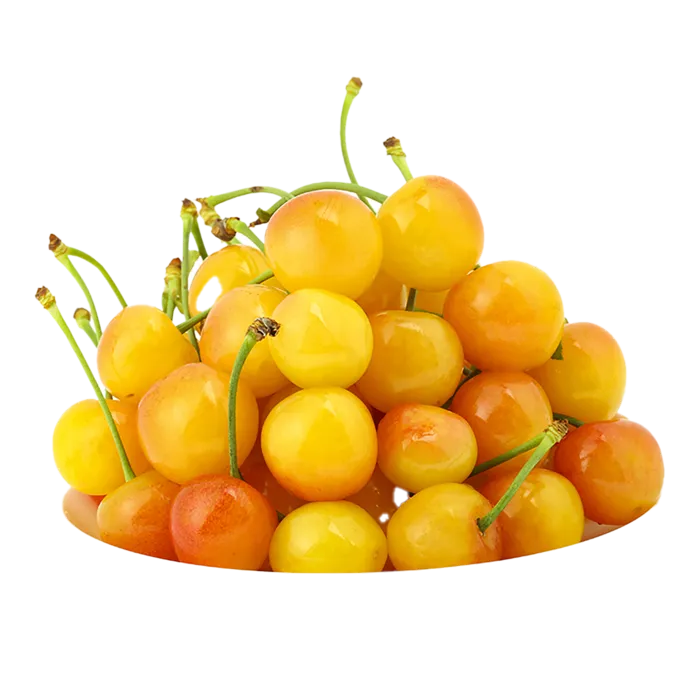 13黄樱桃 (2)水果超市商品白底图免抠实物摄影png格式图片透明底