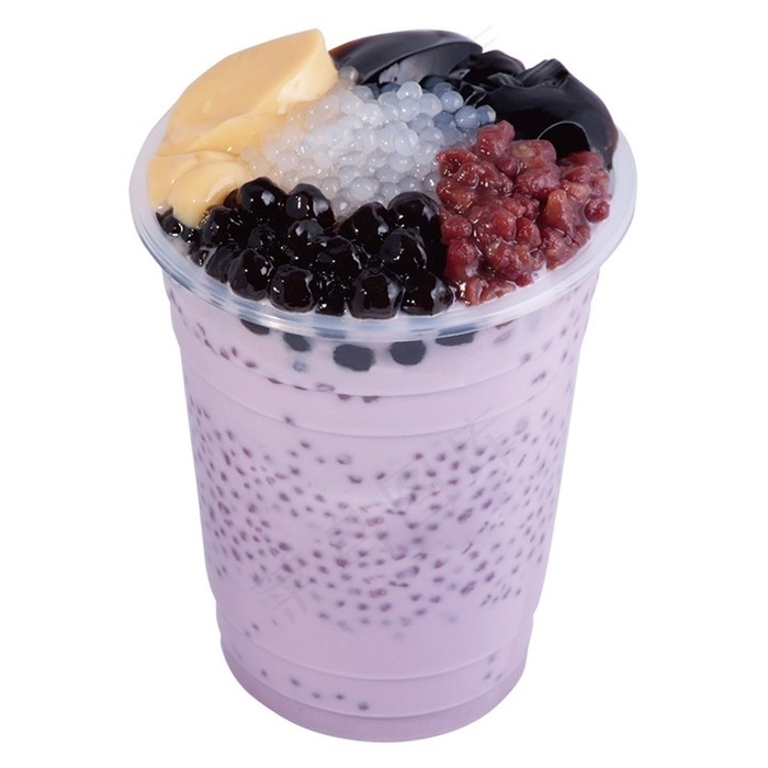 紫薯烧仙草奶茶图片(免抠图)