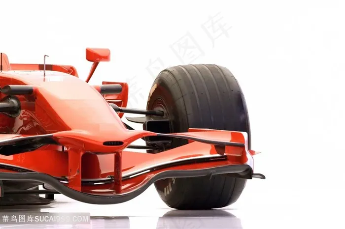 f1红色酷炫赛车图片