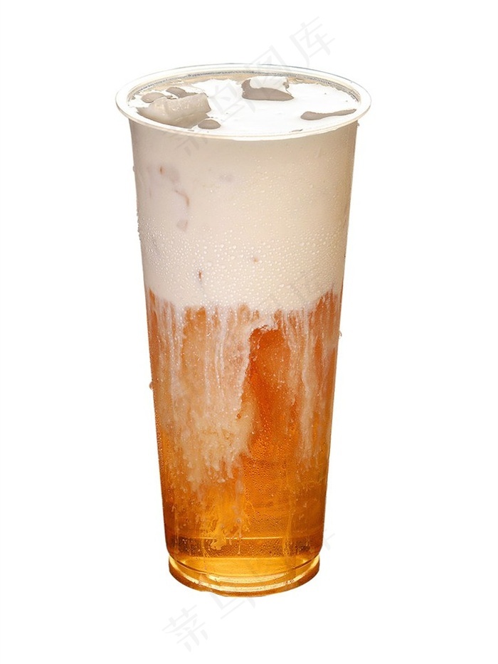柠檬红茶奶盖冷饮奶茶图片(png免抠图) - 菜鸟图库