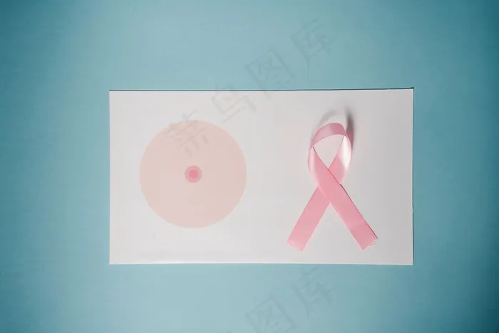 粉色丝带乳腺公益图片