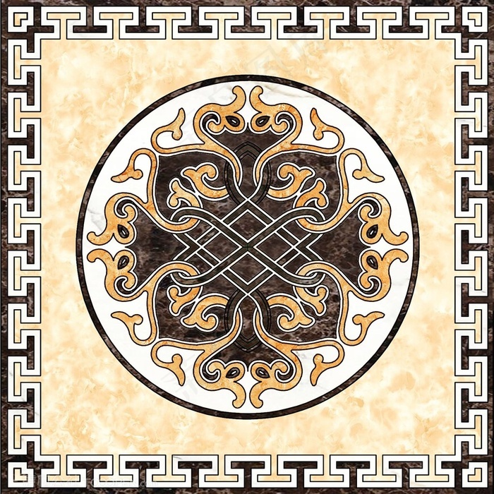 水刀拼花家装地面地砖图案