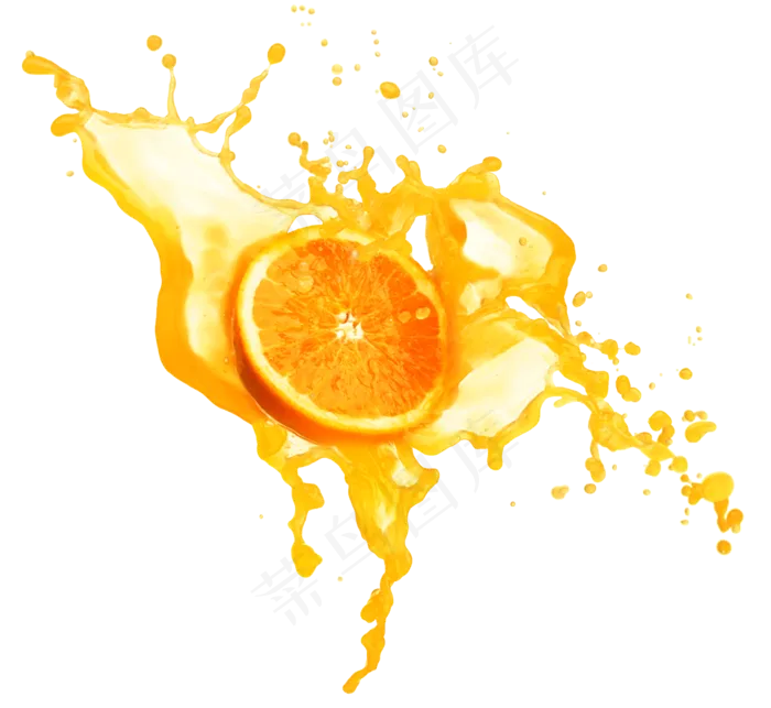 果汁鲜果汁柠檬汁橙汁免抠