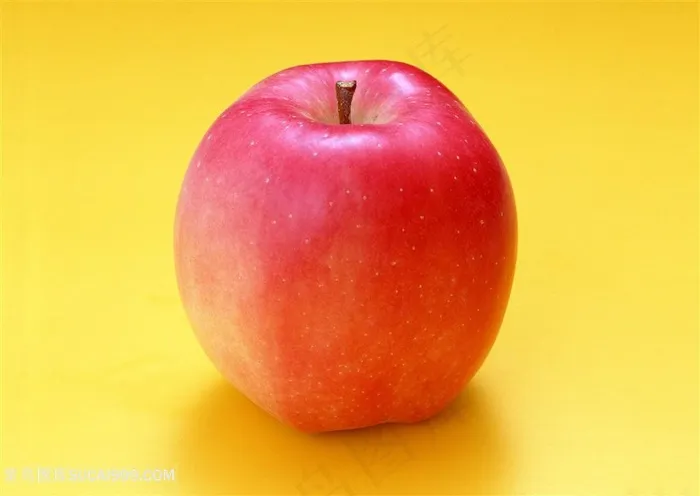 一个红苹果高清图