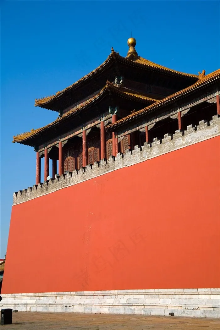 中国古典建筑故宫午门高清图片