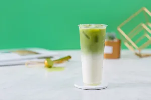 奶茶照片拍摄果汁抹茶奶绿