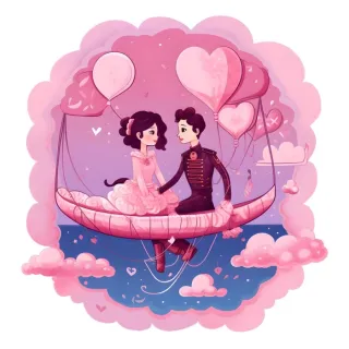 情人节520情侣恋人浪漫免抠