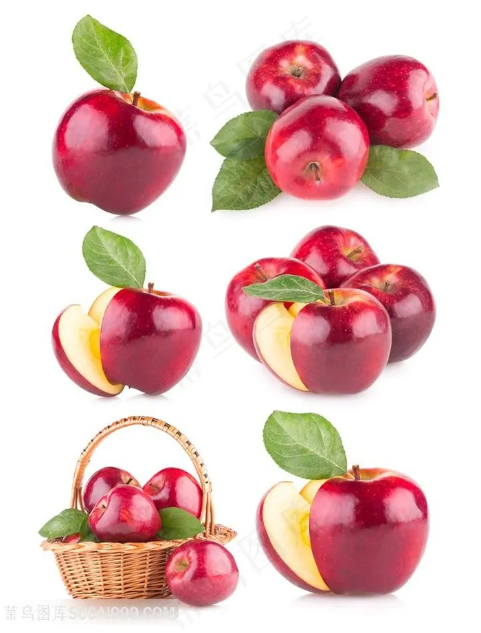 新鲜的水果红苹果高清图片水果图片