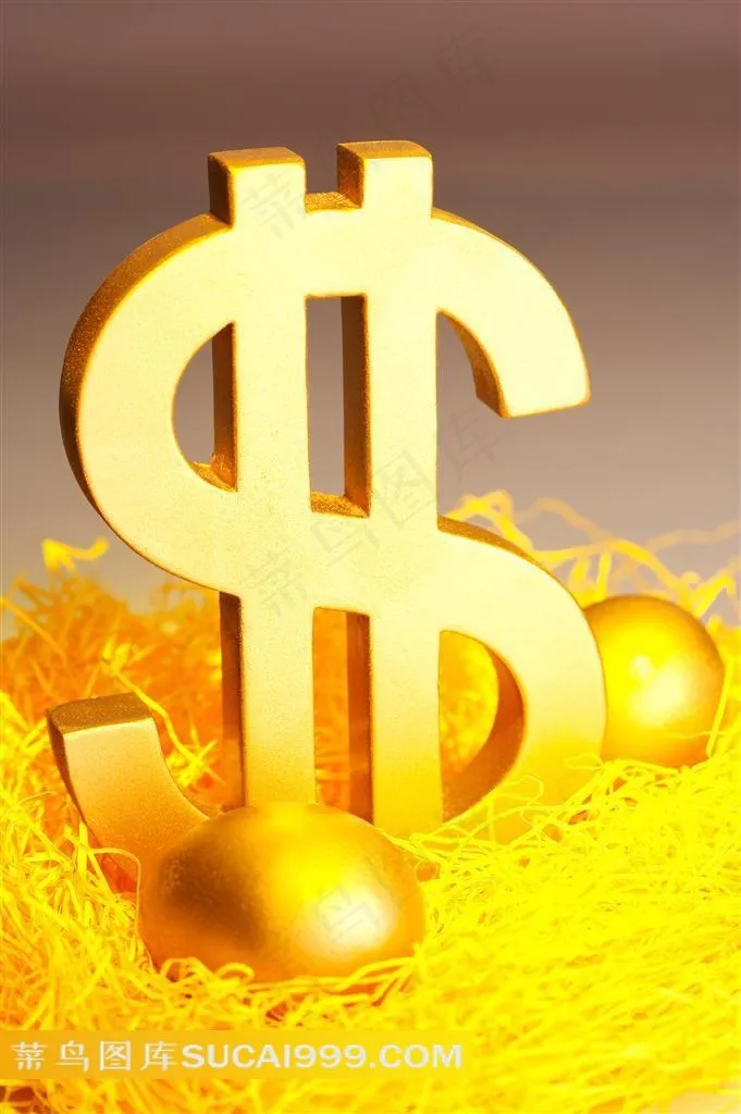 金蛋和金钱标志图片