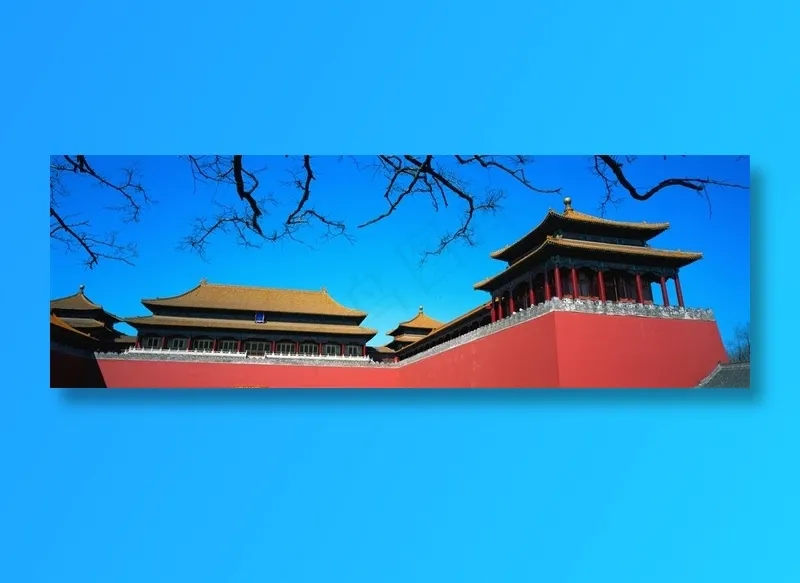 故宫午门中国古典建筑素材