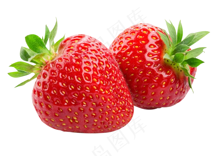 水果草莓免扣png素材