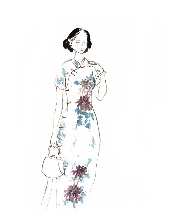 传统旗袍美女 (18)