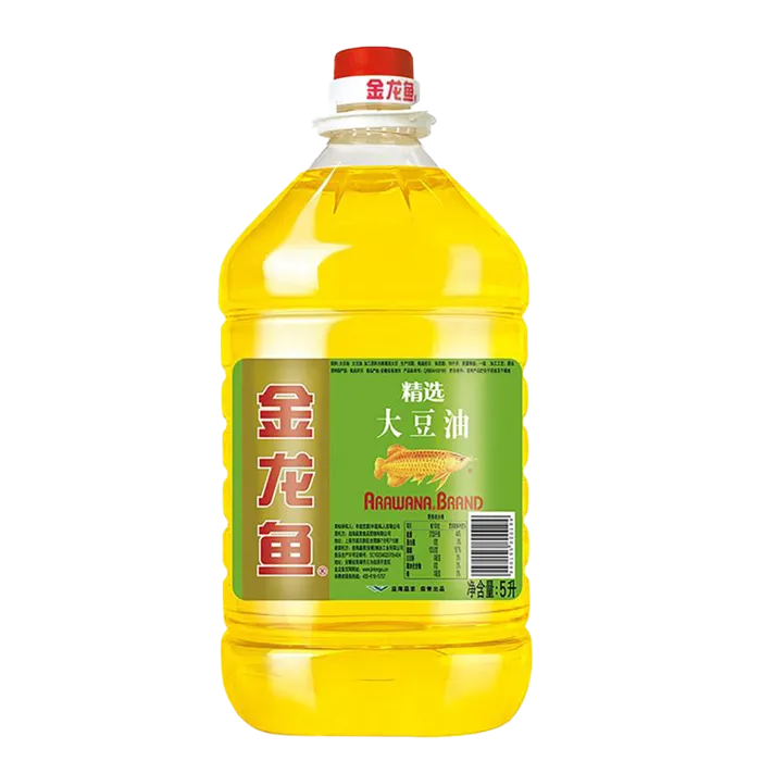 金龙鱼大豆油5升超市商品白底图免抠实物摄影png格式图片透明底