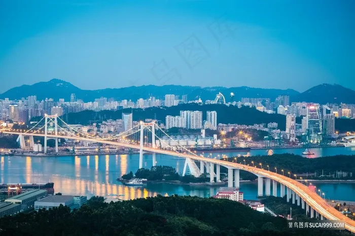 厦门海沧桥风景图