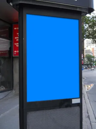 灯箱样机 路牌广告样机