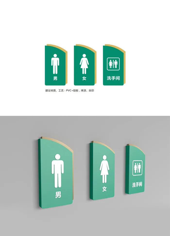 医院标识系统医院厕所标牌门牌导视牌