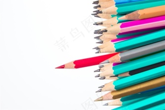 彩色铅笔及唯美铅笔构图高清图片