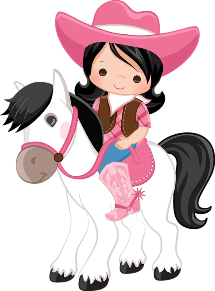 小女孩骑马